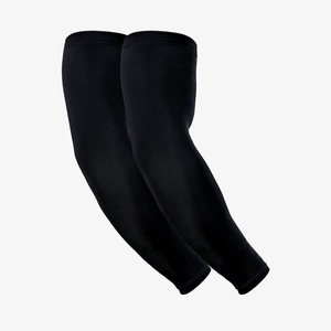 Mangas Protectoras para Hombre, Negras, Sólidas, UPF50+, Protección UV de Poliéster - Product Image 1