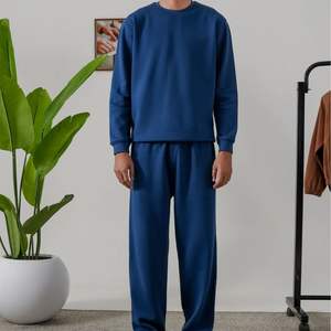 Ensemble de survêtements et sweats à capuche décontractés en coton et polyester 100 % personnalisés avec logo pour hommes – Fabricant OEM/ODM - Product Image 1