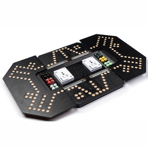 Custom Deluxe Wooden Jackaroo Board Game Set with Marbles <b>Playing</b> <b>Cards</b> Family Party Strategy <b>Card</b> Board Game Wholesale Jackaroo - Product Image 6