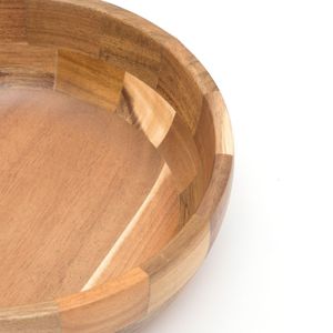 Buff Polished Handmade Wooden Bowl Minimalist Design Natural Wood Grain Finish For Food Serving Uncoated Handcrafted Bowls - Product Image 4