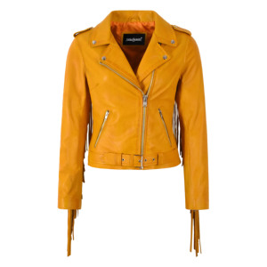 Custom 100% Genuine Napa Leather Ladies Fringes Biker <b>Jacket</b> Slim Fit <b>Women</b> Brando Style Soft LeatherFringe Moto <b>Jacket</b> YKK zips - Product Image 6