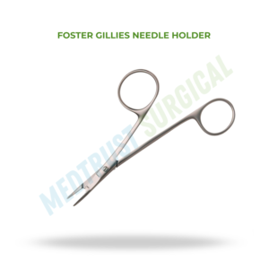 Foster Gillies Needle <b>Holder</b> 18cm Neuro Spine Surgical Instrument For Suturing - Product Image 2