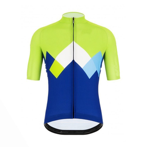 Custom Logo Wholesale <b>Cycling</b> Jerseys Men Short Sleeve Quick Dry Breathable Heat-Transfer Printed Polyester/Spandex Bike Jersey - Product Image 3