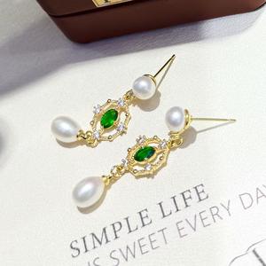 Pendientes Largos de Doble Perla de Alta Calidad, Plata S925 de Zhuji y Perlas Dulces de Agua Dulce, Joyería Fina - Product Image 4