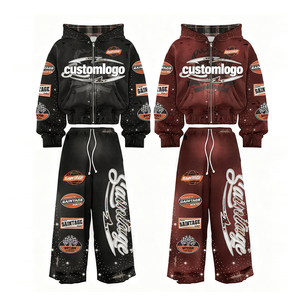 Survêtement surdimensionné pour homme OEM, ensemble de survêtement ample pour homme et ensemble de survêtement urbain pour homme pour les marques de vêtements - Product Image 3