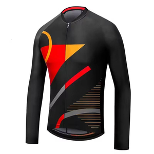 Ensemble de maillots de cyclisme respirants, nouveau design, séchage rapide, manches courtes, avec bretelles, rembourrés, uniforme de cyclisme en gros pour hommes - Product Image 2