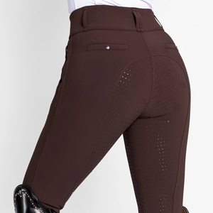 High Quality 4-way Stretch Horse Riding Breeches <b>Leggings</b> Tights <b>Equestrian</b> Wear Pants on Technical Fabric with Soft Feel - Product Image 5