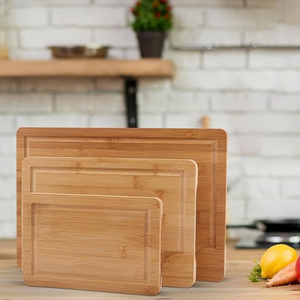Planche à découper en bambou de qualité supérieure, planche à découper en bois naturel pour la cuisine, la viande, les légumes, le pain, vente en gros - Product Image 6