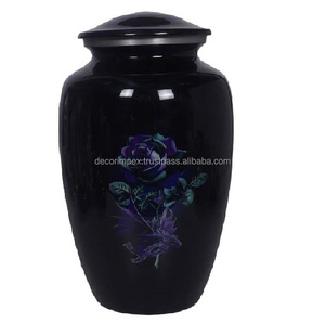cremation Urn Decorative Metal Cremation Urn Memorial Urn Durable with Polished Design at wholesale price - Product Image 3
