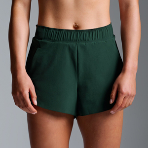 Women's Summer High Waist Eco-Friendly Quick Dry Spandex/Cotton Casual Solid Color Comfortable Everyday <b>Lounge</b> <b>Shorts</b> - Product Image 1