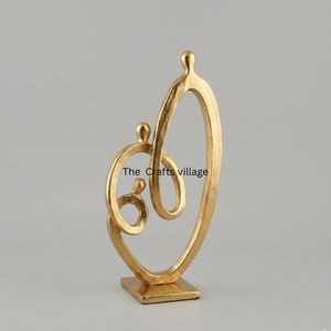 Luxury <b>Decorative</b> Showpiece Metal Sculpture Contemporary Art Figurine Home Office <b>Table</b> <b>Decor</b> Stylish Interior Accent Piece - Product Image 4
