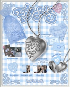 อัลบั้มต้นฉบับเกาหลี] Hearts2Hearts - FOCUS (รุ่น Heart Locket) - Product Image 4