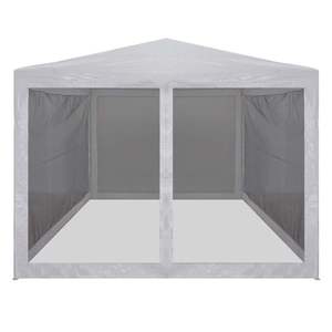 Tenda per matrimonio e festa 9.8x9.8 con pareti laterali a 4 maglie - Product Image 2