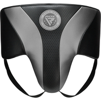 Protection de l'aine RDX Tri Lira 1 pour boxe et MMA, rembourrée en mousse, certifiée, unisexe, or/argent – Offre Spéciale