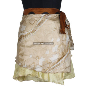 2026 Fashion Summer Beach Mini Skirts Gypsy Hippie Boho Indian Retro Paisley Silk Casual Wrap Short Skirt Ladies Fashion apparel - Product Image 3