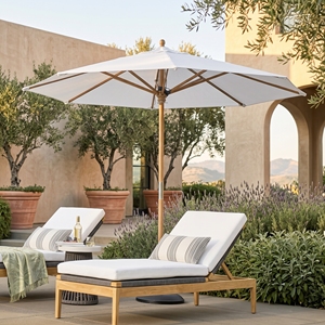Sombrilla de Jardín de Madera de Teca Sólida para Exteriores, Parasol Moderno de Lujo para Proyectos de Resorts y Patios, Muebles Jepara SVLK - Product Image 6