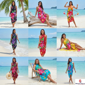 Custom Hawaiian Polynesian Lavalava <b>Beach</b> Sarong Fiji Samoa Savaii Apia OEM ODM Customized Manufacturing Service Provider - Product Image 2