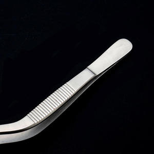Pinzas Curvas de Acero Inoxidable para Tejidos, Ligeras, para Nariz, Garganta y Oído, Instrumento Quirúrgico con Certificación CE, Marca COBECO INSTRUMENTS - Product Image 3