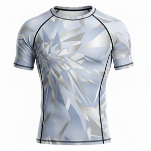 Camiseta premium de compresión para hombres, mujeres y niños, para MMA, BJJ, jiu jitsu, entrenamiento sin gi, sublimada personalizada, duradera, al por mayor. - Product Image 4