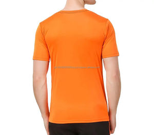 Camiseta Ajustada de Verano para Hombre, Unisex, Estilo Urbano, al por Mayor, de Algodón y Poliéster, Tejido de Punto, Camiseta Vintage Lisa para Hombre - Product Image 3