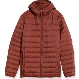 Custom Thick Cotton Padded Waterproof Reversible Hooded Puffer Jacket <b>Bubble</b> <b>Coat</b> for Men Winter Casual - Product Image 6