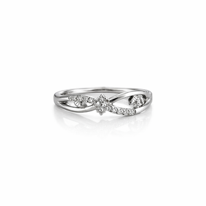Anillos de Plata de Ley con Diamantes y Piedras Preciosas, Diseño Geométrico Trenzado, Románticos, para Mujer, Regalo para Fiesta de Compromiso, Uso Diario - Product Image 1