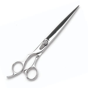 Ciseaux de coiffure professionnels en acier inoxydable, lame tranchante, manche long, pour droitiers, ciseaux de coupe de cheveux pour barbiers - Product Image 1