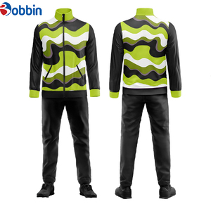 Conjunto Deportivo de Alta Calidad para Hombre, Estampado, Informal, para Fútbol, Running, con Cuello Alto, Transpirable - Product Image 5