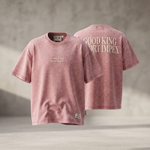 T-shirt Oversize Personnalisé Délavé à l'Acide Homme Femme Coton Lourd Vintage Streetwear Vierge Logo Brodé Décontracté Unisexe - Product Image 5
