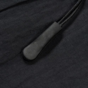 เสื้อแจ็คเก็ตแทร็คสีดำแบบซิปคอตั้ง ปรับชายเสื้อได้ แต่งแถบสะท้อนแสง น้ำหนักเบา เสื้อกันลมสำหรับผู้ชาย - Product Image 4