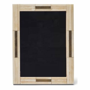 Antiqued Bone Frame with Brass inlay Handmade Bone Picture Frame for <b>Study</b> Table <b>Desk</b> Living Room Showcase Display Decor Photo - Product Image 1
