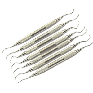 New Arrival 2026 Basic Dental Care Instruments Premium Steel <b>Plastic</b> Metal Manual Sickle Scaler <b>Scraper</b> Dentist Tools Set - Product Image 2