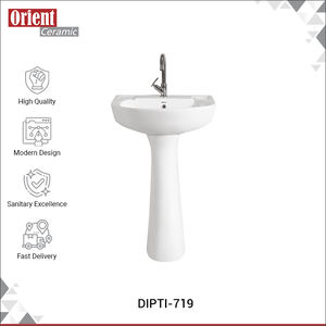 อ่างล้างมือเซรามิกแบบตั้งพื้นทรงกลมรูเดียว ดีไซน์ตามสั่ง มีจำหน่ายจำนวนมากทั่วโลก จากผู้ผลิตในอินเดีย - Product Image 3