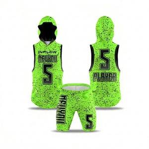 Compression Hooded Set 7on7 7V7 Football Uniform Plus Size Wholesale Custom Logo Design Durable 100% Polyester Breathable 7o7 - Product Image 2
