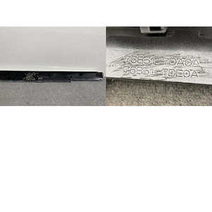 Sensor de estribo lateral izquierdo de plástico blanco genuino para Serena X/XV/C28/NC28 E-POWER/GC28 (76851 7DA0A/76851 7DE0A) con cinta adhesiva - Product Image 1