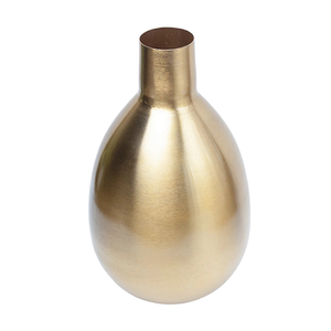 High Quality Aluminium Flower <b>Vase</b> With Polish Finished For Tabletop Home Decor Metal Flower <b>Vase</b> For Table Decoration - Product Image 1