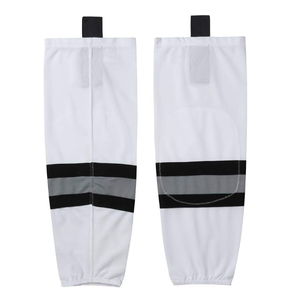 Cycling <b>Leg</b> <b>Warmers</b> Gray With Black Stripe Breathable Spandex Polyester Knee High Adult Summer Sport Socks - Product Image 4
