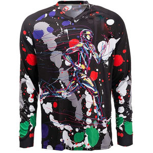 Jersey de Motocross Personalizado por Sublimación, Transpirable, de Malla, para Ciclismo MTB, Poliéster/Nailon, Secado Rápido, Ropa Deportiva - Product Image 3