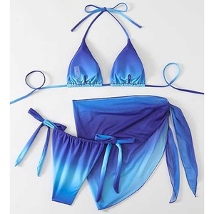 Ensemble de maillots de bain bikini de couleur unie de qualité supérieure, dernier design, prix bas, produit tendance, ensemble de maillots de bain pour femmes, ensemble de bikinis pour femmes - Product Image 3