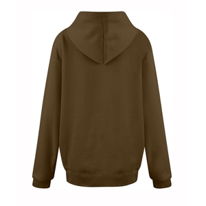 Women's Casual Hooded Tracksuit Set Solid Color Cotton <b>Spandex</b> Full Sleeve Drawstring <b>Pants</b> Breathable Regular Fit Autumn Wear - Product Image 2