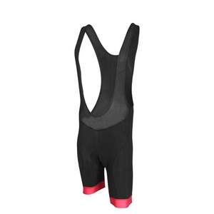 Cuissard de cyclisme pour homme noir avec bordure rouge – Vêtement de performance - Product Image 1