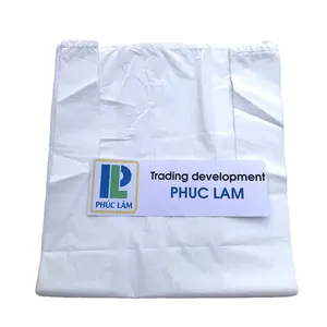 Bolsas de plástico para camisetas transparentes personalizadas al por mayor bolsas de compras biodegradables desechables para exportar a granel