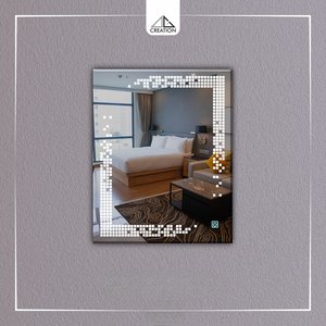 Modern Minimalist Frameless Wall-Mounted LED Bathroom Vanity <b>Mirror</b> Clear Reflection Art Decor Design Anti-Fog Wedding Ready - Product Image 4