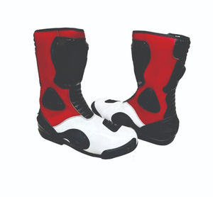 Botas de Motociclismo de Cuero Genuino, Transpirables, de Secado Rápido, Calzado Protector para Todas las Estaciones, Zapatos para Motocicleta - Product Image 1