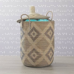 Cesto de Almacenamiento Minimalista de Seagrass Natural, Tejido a Mano, para Decoración Moderna del Hogar, Cocina, Baño y Sala de Estar - Product Image 5