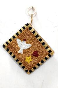 Monedero navideño con cuentas HO BAG, bordado, para regalo, con logotipo personalizado, monedero y cartera bordados con cuentas de semillas - Product Image 4