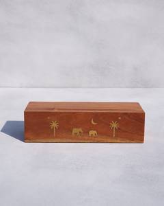 Antique <b>Treasure</b> Storage Chest <b>Box</b> Modern Acacia Wood Tea <b>Box</b> 10 Compartments Multifunction Food Storage Container Lacquer - Product Image 4