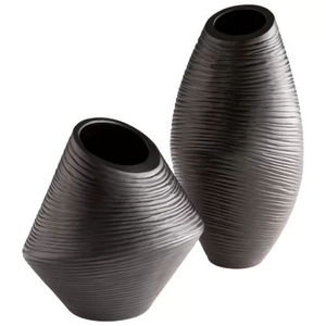 Ensemble de vases modernes en aluminium fait main de haute qualité, blanc, spirale creuse, pour table, porte-fleurs, style nordique, pour salon - Product Image 2