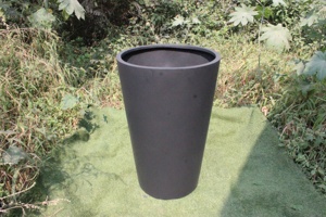 KNT FRP Handmade Hand Carved Fiberglass Classic Farmhouse Style Round <b>Flower</b> <b>Pot</b> Planter Drainage Hole Strong Lightweight Floor - Product Image 3
