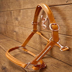 Harnais en cuir sur mesure avec perles brillantes, accessoire de bride de style western pour l'équitation et le dressage - Product Image 6